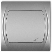 L 7LWP-3 Schodiskový vypínač strieborný