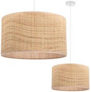 Závesné svietidlo Rattan, 1x ratanové tienidlo, (fi 35cm), w