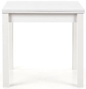 Rozkladací stôl Gracjan 80/160x80cm doska/Abs/MDF – Biely