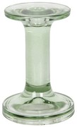 Zelený sklenený svietnik Brinnes - Ø 9 * 13 cm