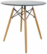 Sivý jedálenský stôl OSLO 90x90