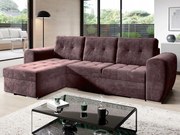 Rohová sedacia súprava Daria (fialová)