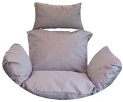 Vankúš na závesné hojdacie kreslo - svetlosivý