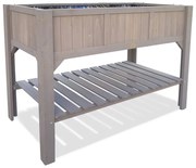 Habau Vyvýšený záhon s odkladacou plochou (tmavosivá) (100274945)