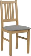 Jedálenská stolička Bono, dub grandson/sivá tkanina%