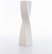 KERAMICKÁ VÁZA RISO 12X12X50 CM KRÉMOVÁ