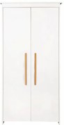 Biela detská šatníková skriňa 96x190x50 cm Lilo – Roba