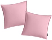Sada 2 ks vonkajších vankúšov EMPARO 50x50 cm, ružové