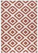 Obojstranný koberec Hanse Home Twin Malta terrakota / krémový