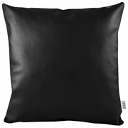 Vankúš čierny ekokoža EMI, Vankúš 45x45 cm