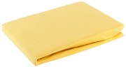 JERSEY PRESTIERADLO 90X200 CM, VÝŠKA 25 CM HORČICOVÉ