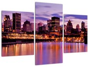 Obraz nočného mesta (90x60 cm)