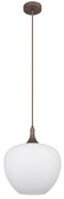 Globo 15548H1C - Luster na lanku MAXY 1xE27/60W/230V biela/hnedá