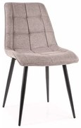 Jedálenská stolička Chic V, sivá