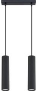 Sollux SL.1574 - Luster na lanku KARBON 2xGU10/10W/230V čierna