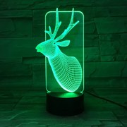 3Dmix 3DL-SMRT035 – 3D LED nočná lampa - Jeleň (Smart)