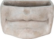 Usmievavý cementový kvetináč Mouth - 27*16*16 cm