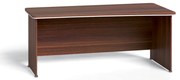Rohový kancelársky písací stôl ARRISTO LUX, 180x90 cm, pravý, orech