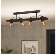 Eglo 43847 - Bodové svietidlo PLIMSOLL 4xE27/15W/230V