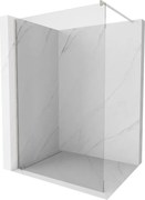 Mexen Kioto, sprchová zásteny typ Walk-In 55 x 200 cm, 8mm číre sklo, oceľová, 800-055-101-97-00