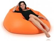 Sedací vak guľa oranžová TiaHome