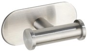 Matný antikoro dvojitý nástenný háčik Wenko Turbo-Loc ® Orea
