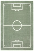 Koberec Lima 6333B zelený / krémový, ihrisko
