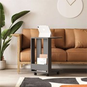 Odkladací stolík Houseland Edi antracitovo sivý