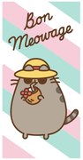 Rýchloschnúca plážová osuška Mačička Pusheen - Bon Meowage - 70 x 140 cm