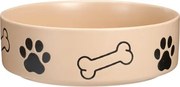 Miska pre miláčikov 850 ml, motív labka a kosť%