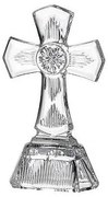 Crystal Bohemia sklenený kríž Cross 175 mm