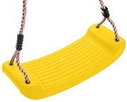 Detská hojdačka plastová LEQ ABELLA - žltá (43 x 17 x 8.5 cm )