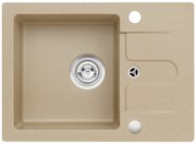 ALVEUS CZ CORTINA 10 - 55 béžová (420x580 mm) sifon jednoduchý + záslepka