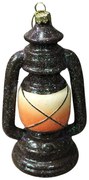 Natur vianočná ozdoba lampáš 14cm