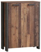 Komoda Symmach 2D old-wood vinteage/betón