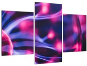 Abstraktný fialový obraz (90x60 cm)