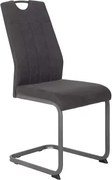Jedálenská stolička Christina, antracitová vintage látka%