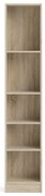 Knižnica v dubovom dekore Tvilum Basic, 41 x 203 cm