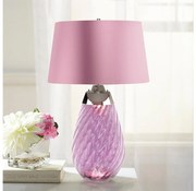 Elstead LENA-TL-L-PLUM - LED Stolná lampa LENA 1xE27/40W/230V 74 cm ružová