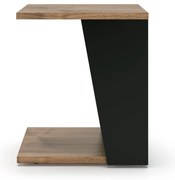 Konferenčný stolík s doskou v dekore orechového dreva 40x40 cm Albi - TemaHome