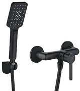 Laveo Alita, sprchová batéria s ručnou sprchovou súpravou, čierna matná, LAV-BVA_741D