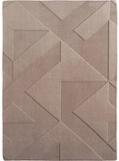 Koberec POMPEI 3D geometrický béžový