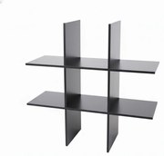 Nástenná polica SHELVIX 55 cm - viac farieb Farba: Čierna