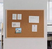 Toptabule.sk  Korková tabuľa v drevenom ráme + 9 farieb rámu 80x60 cm