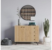 Komoda WAGA 82x100 cm hnedá