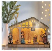 Solight 1V259 - LED Vianočná dekorácia LED/2xAA betlém