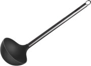 Kuchynská naberačka Akcent 29 cm, čierna%