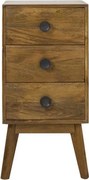 Drevená nízka komoda Espita so šuplíkmi - 40*40*80cm
