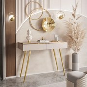 KONZOLA NESSIE KAŠMÍR + ZLATÁ LIŠTA + NOHY 102 cm