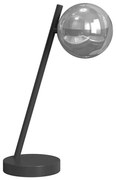 ONLI - Stolná lampa PALOMA 1xG9/10W/230V 38,5 cm čierna/dymová